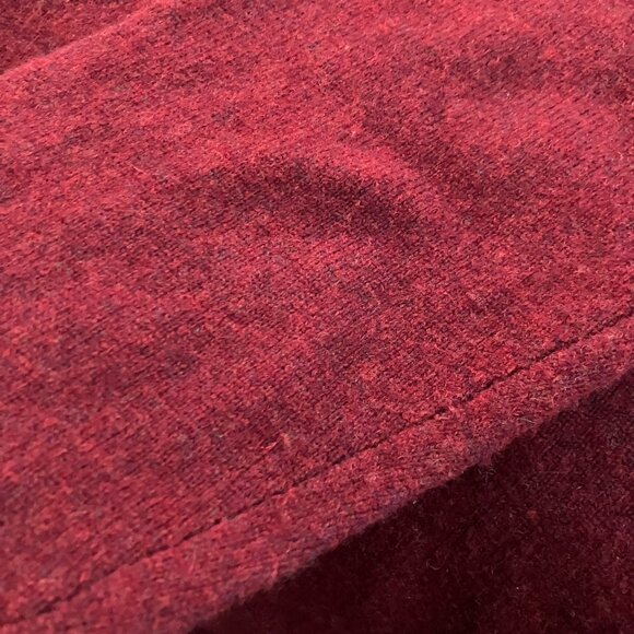 Vintage BHC Sweater Mens L Lambswool Red Vneck Prep Collegiate Heritage Academia - Picture 7 of 7
